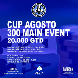 📣 SEMANA CUP: Arranca el evento más emblemático del poker uruguayo 🇺🇾♠️ D1EF4096 A0A0 4270 B76E A0FF2B0AE989