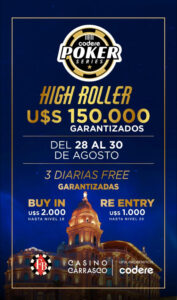 ¡Llegó el Día! Satélite en vivo hoy 20:00 Hrs en Sofitel para el High Roller de USD 150.000 GTD de Codere! 💣 IMG 7151